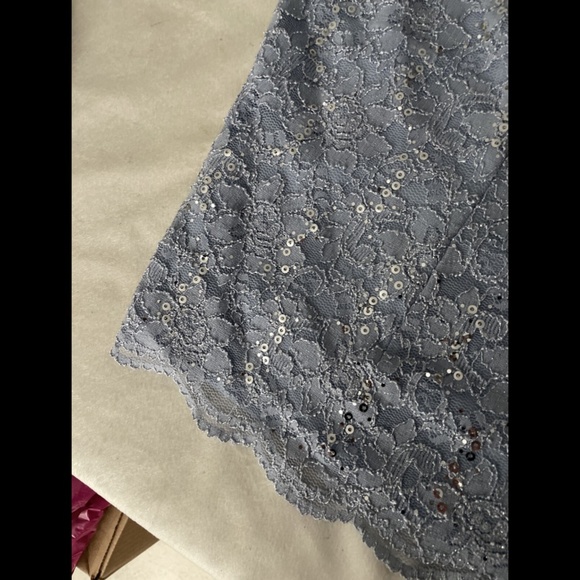 NWT ALEX EVENINGS Lace Sleeveless Square Neck Top Top in Hydrangea [SZ 2X‎ ] - Picture 8 of 14